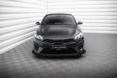 Передній сплітер Street Pro + Flaps Maxton Kia Proceed GT Mk3 Facelift / Ceed GT / GT - Line Mk1 Facelift - фото My Tuning Lab