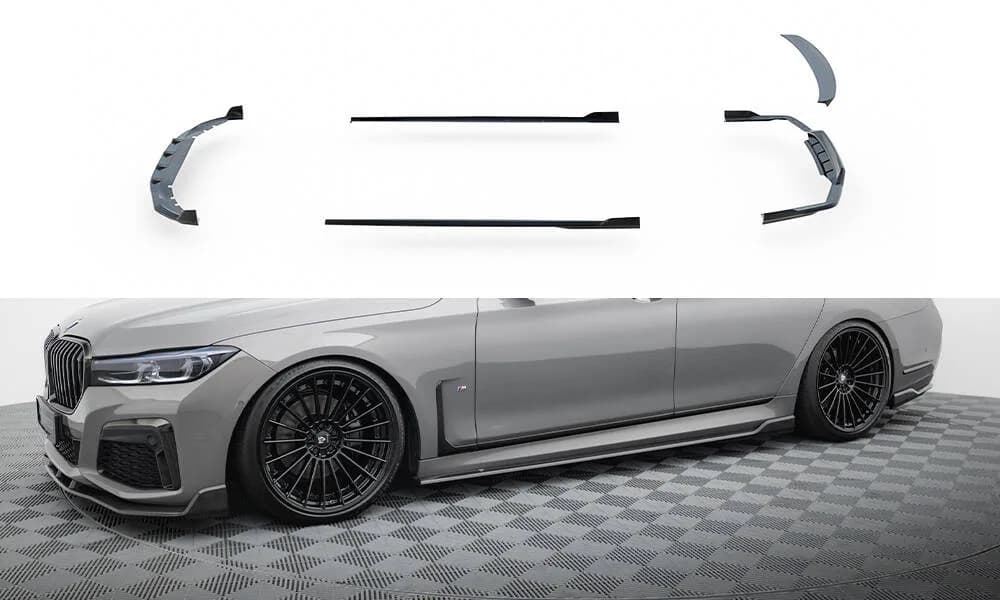 Karbonowy Комплект сплітерів Prepreg Maxton BMW 7 M-пакет G11 Facelift - фото My Tuning Lab