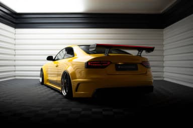 Karbonowy Spoiler Z Wewnętrznymi Wspornikami + LED Maxton Audi A5 Coupe 8T - фото My Tuning Lab