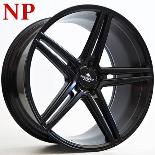 Легкосплавний диск 21" Forzza Bosan 21x10,5 ET38 5x112 сатиновий чорний - фото My Tuning Lab