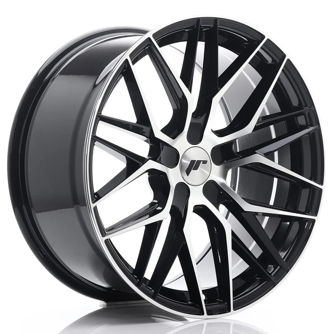 Легкосплавний диск 19" Japan Racing JR28 19x9,5 ET40 5x112 глянцевий чорний Machined - фото My Tuning Lab