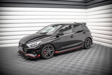 Накладки на пороги Street Pro + Flaps Maxton Hyundai I20 N Mk3 - фото My Tuning Lab