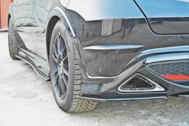 Задні сплітери boczne Maxton Honda Civic VIII Type-S/R (чорний глянець) - фото My Tuning Lab