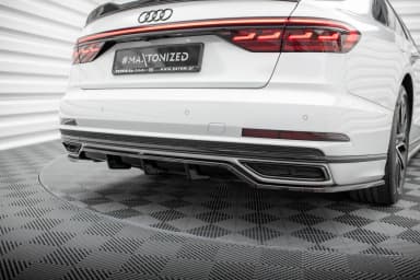 Задній сплітер (Z Dyfuzorem) Maxton Audi A8 S-Line D5 - фото My Tuning Lab