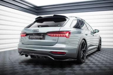 Задній сплітер (Z Dyfuzorem) Maxton Audi A6 Allroad C8 - фото My Tuning Lab