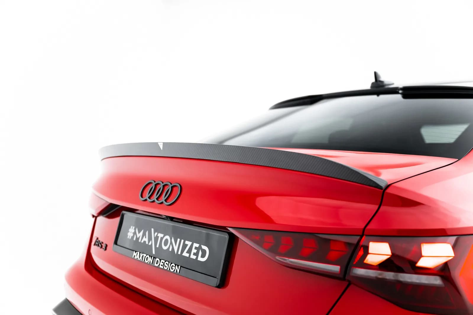 Karbonowy Spoiler Tylnej Klapy Prepreg V.2 Maxton Audi RS3 / S3 / A3 S-Line / A3 Sedan 8Y Facelift - фото My Tuning Lab