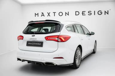 Задній центральний сплітер з дифузором Maxton Ford Focus Vignale Estate Mk4 - фото My Tuning Lab