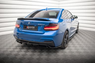 Задній сплітер (Z Dyfuzorem) Maxton BMW 2 M-пакет F22 - фото My Tuning Lab
