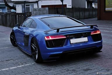 Задні сплітери boczne Maxton Audi R8 MK2 (чорний глянець) - фото My Tuning Lab