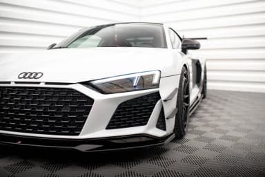 Канарди (аеродинамічні накладки переднього бампера) Maxton Audi R8 Mk2 Facelift / RS3 Sedan / Sportback 8Y Facelift - фото My Tuning Lab