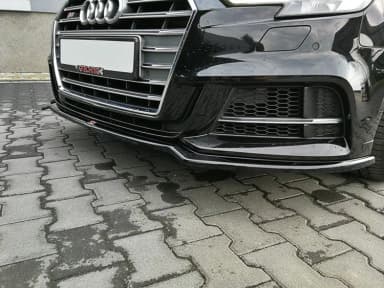Передній сплітер V.2 Maxton Audi S3 / A3 S-Line 8V FL Sedan - фото My Tuning Lab