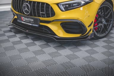 Передній сплітер V.3 + Flaps Maxton Mercedes-AMG A 45 S Aero Pack W177 - фото My Tuning Lab