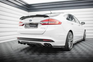 Задній центральний сплітер з дифузором Maxton Ford Mondeo Sport Mk5 Facelift / Fusion Sport Mk2 Facelift - фото My Tuning Lab
