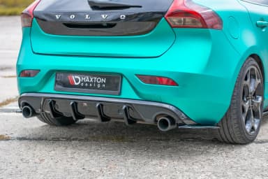 Задні сплітери boczne Maxton Volvo V40 R-design (чорний глянець) - фото My Tuning Lab