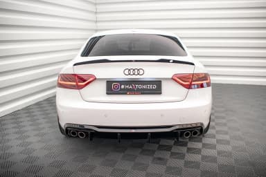 Задня накладка Maxton Audi A5 Coupe 8T Facelift (версія з подвійними вихлопами з обох сторін) - фото My Tuning Lab