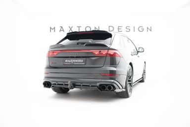 Задній сплітер (Z Dyfuzorem) V.2 Maxton Audi SQ8 / Q8 S-Line Mk1 Facelift - фото My Tuning Lab