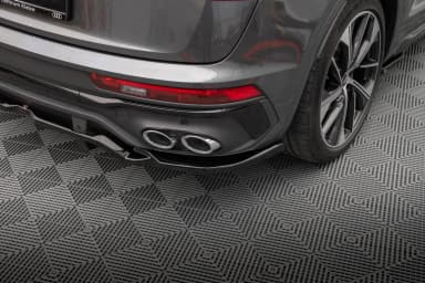 Задній сплітер (Z Dyfuzorem) Maxton Audi SQ5 / Q5 S-Line Sportback Mk2 Facelift - фото My Tuning Lab