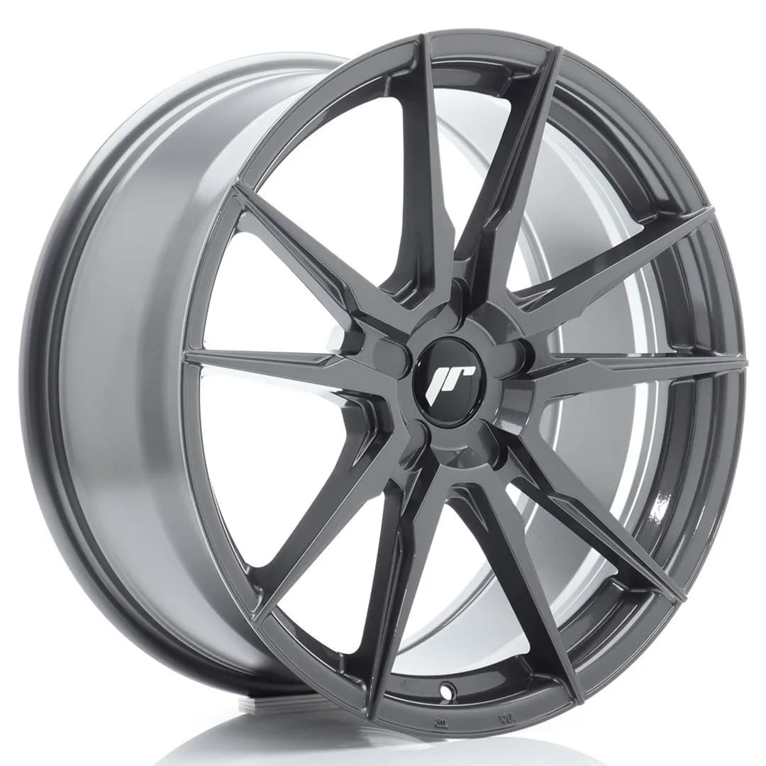 Легкосплавний диск 19" Japan Racing JR21 19x8,5 ET35 5x114,3 насичений сірий - фото My Tuning Lab