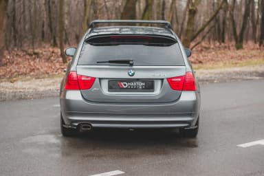 Задні сплітери boczne Maxton BMW 3 E91 Facelift (чорний глянець) - фото My Tuning Lab