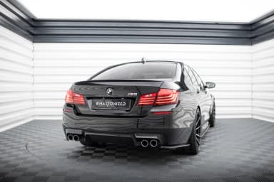 Задні сплітери boczne Maxton BMW M5 F10 (чорний глянець) - фото My Tuning Lab