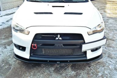 Передній сплітер Maxton Mitsubishi Lancer Evo X V.1 - фото My Tuning Lab