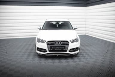 Передній сплітер V.2 Maxton Audi S3 / A3 S-Line Sportback / Hatchback 8V - фото My Tuning Lab