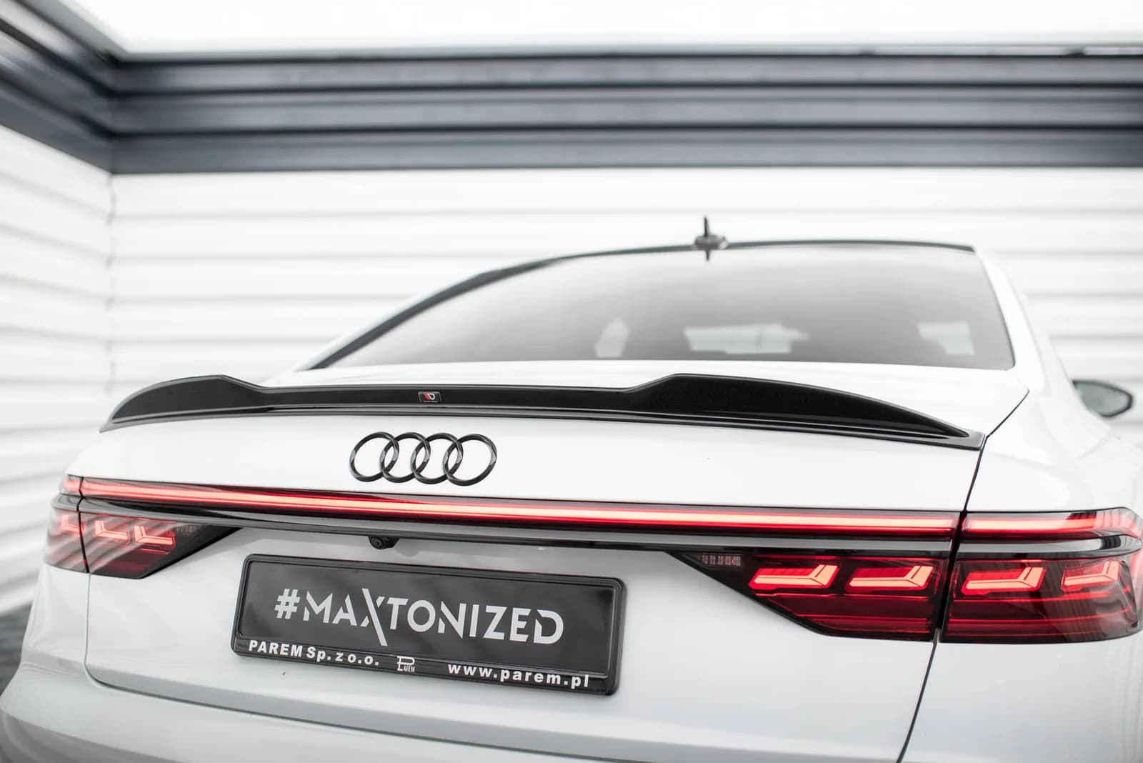 3D спойлер Maxton Audi A8 / S8 / A8 S-Line D5 / D5 Facelift - фото My Tuning Lab