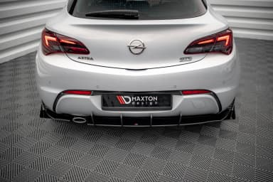 Задня накладка Street Pro + Flaps Maxton Opel Astra GTC OPC-Line J - фото My Tuning Lab