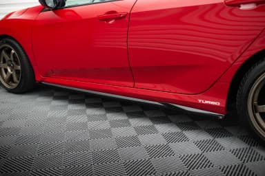 Накладки на пороги Maxton Honda Civic SI Mk10 - фото My Tuning Lab