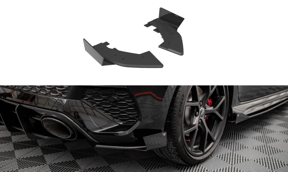 Задні сплітери Boczne Street Pro + Flaps Maxton Audi RS3 Sportback 8Y - фото My Tuning Lab