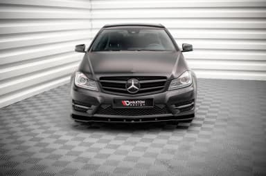 Передній сплітер V.2 Maxton Mercedes-Benz C Coupe / Sedan / Estate AMG-Line C204 / W204 Facelift / S204 Facelift - фото My Tuning Lab