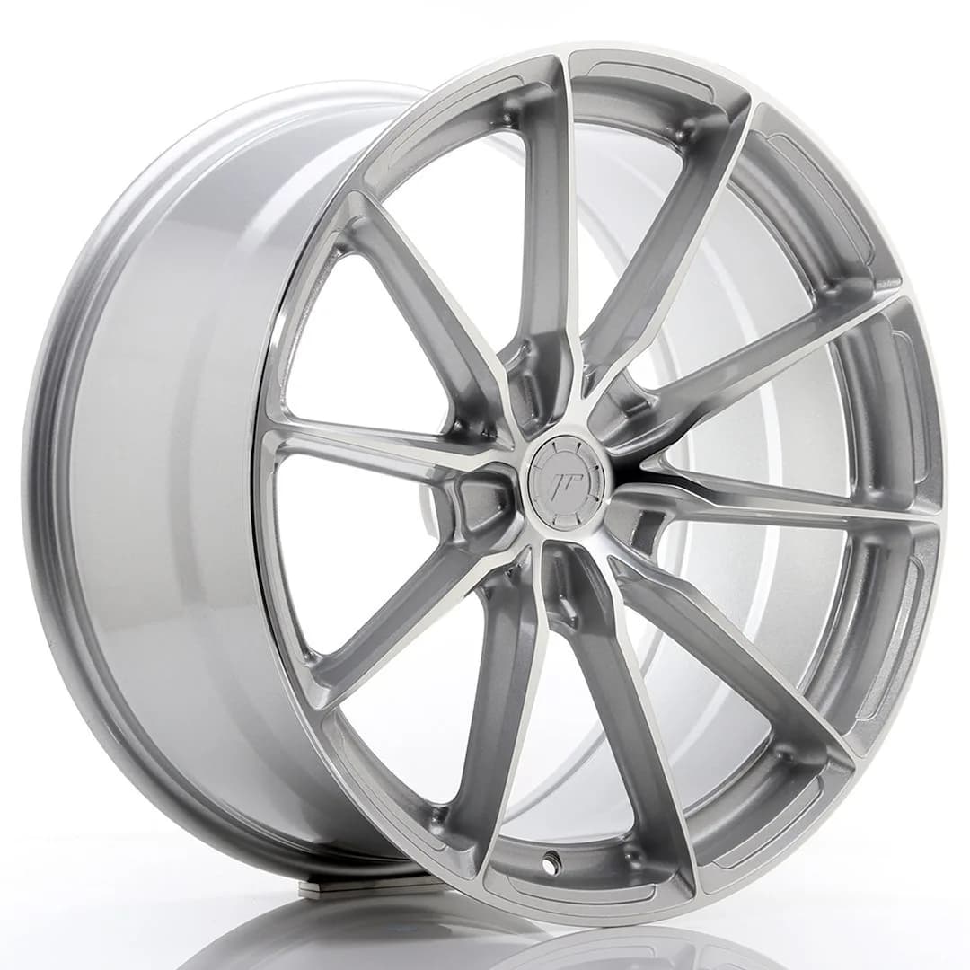 Легкосплавний диск 20" Japan Racing JR37 20x10 ET25 5x112 срібний з фрезерованою лицьовою частиною - фото My Tuning Lab