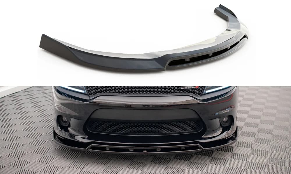 Передній сплітер V.1 Maxton Dodge Charger SRT Mk7 Facelift - фото My Tuning Lab