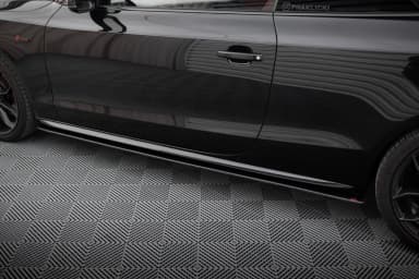 Накладки на пороги Street Pro Maxton Audi A5 / A5 S-Line / S5 Coupe / Cabrio 8T / 8T Facelift - фото My Tuning Lab