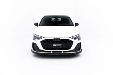 Передній сплітер V.3 Maxton Audi S3 Sportback / Sedan / A3 S-line Sportback / Sedan 8Y Facelift - фото My Tuning Lab