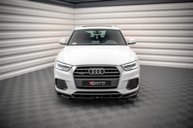 Передній сплітер V.1 Maxton Audi Q3 Sport 8U Facelift - фото My Tuning Lab