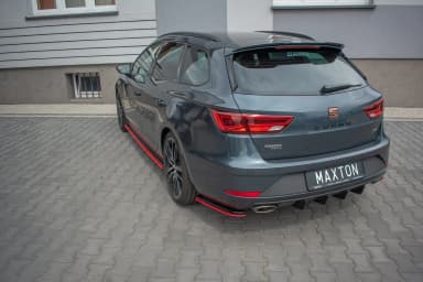Задні сплітери Boczne V.4 Seat Leon Maxton Cupra Mk3 FL Sportstourer - фото My Tuning Lab