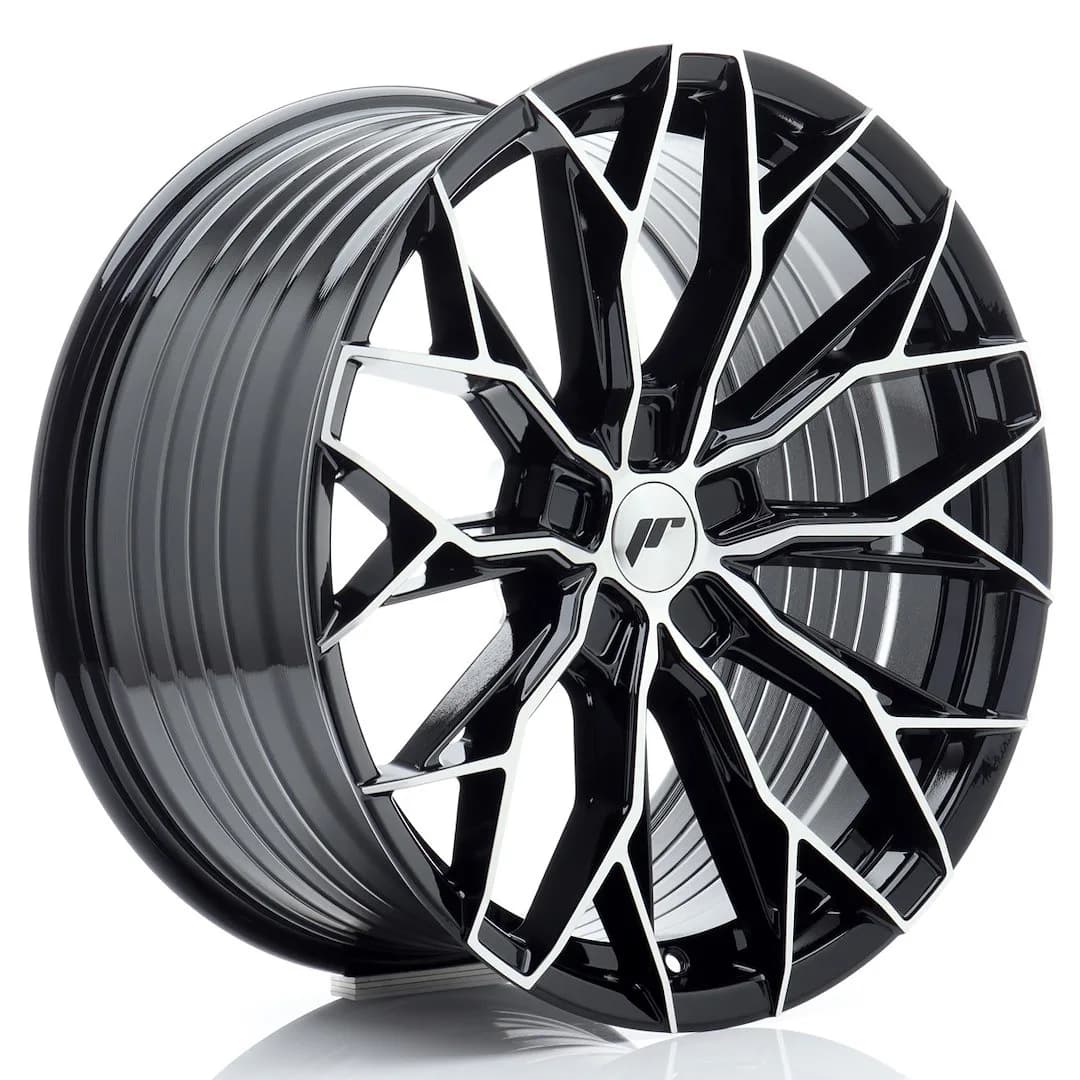 Легкосплавний диск 19" Japan Racing JR49 19x9 ET20-40 5H BLANK глянцевий чорний фрезерована лицьова частина - фото My Tuning Lab