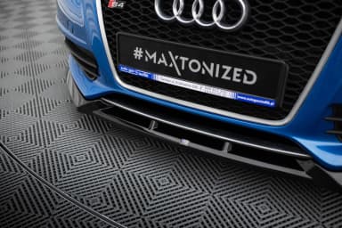 Передній сплітер V.4 Maxton Audi S4 / A4 S-Line B8 - фото My Tuning Lab