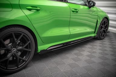 Накладки на пороги Street Pro + Flaps Maxton Audi RS3 Sedan 8Y - фото My Tuning Lab