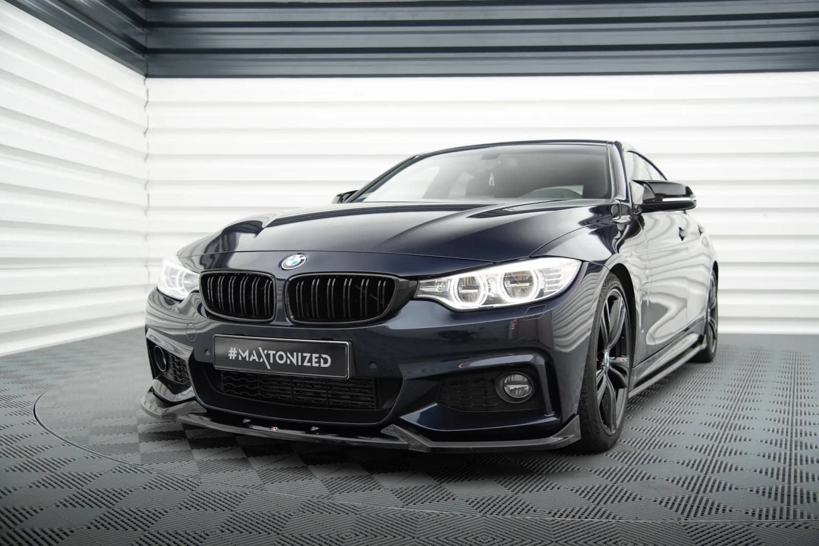 Передній сплітер V.5 Maxton BMW 4 Coupe / Gran Coupe / Cabrio M-пакет F32 / F36 / F33 - фото My Tuning Lab