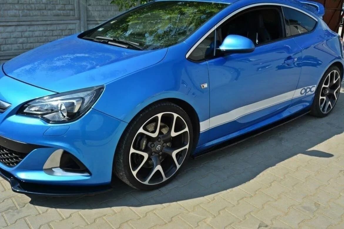 Накладки на пороги Maxton Opel Astra J OPC / VXR - фото My Tuning Lab
