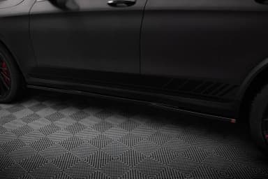 Накладки на пороги V.2 Maxton Mercedes-Benz GLC Coupe AMG-Line C253 / AMG GLC 43 / AMG-Line SUV X253 Facelift - фото My Tuning Lab