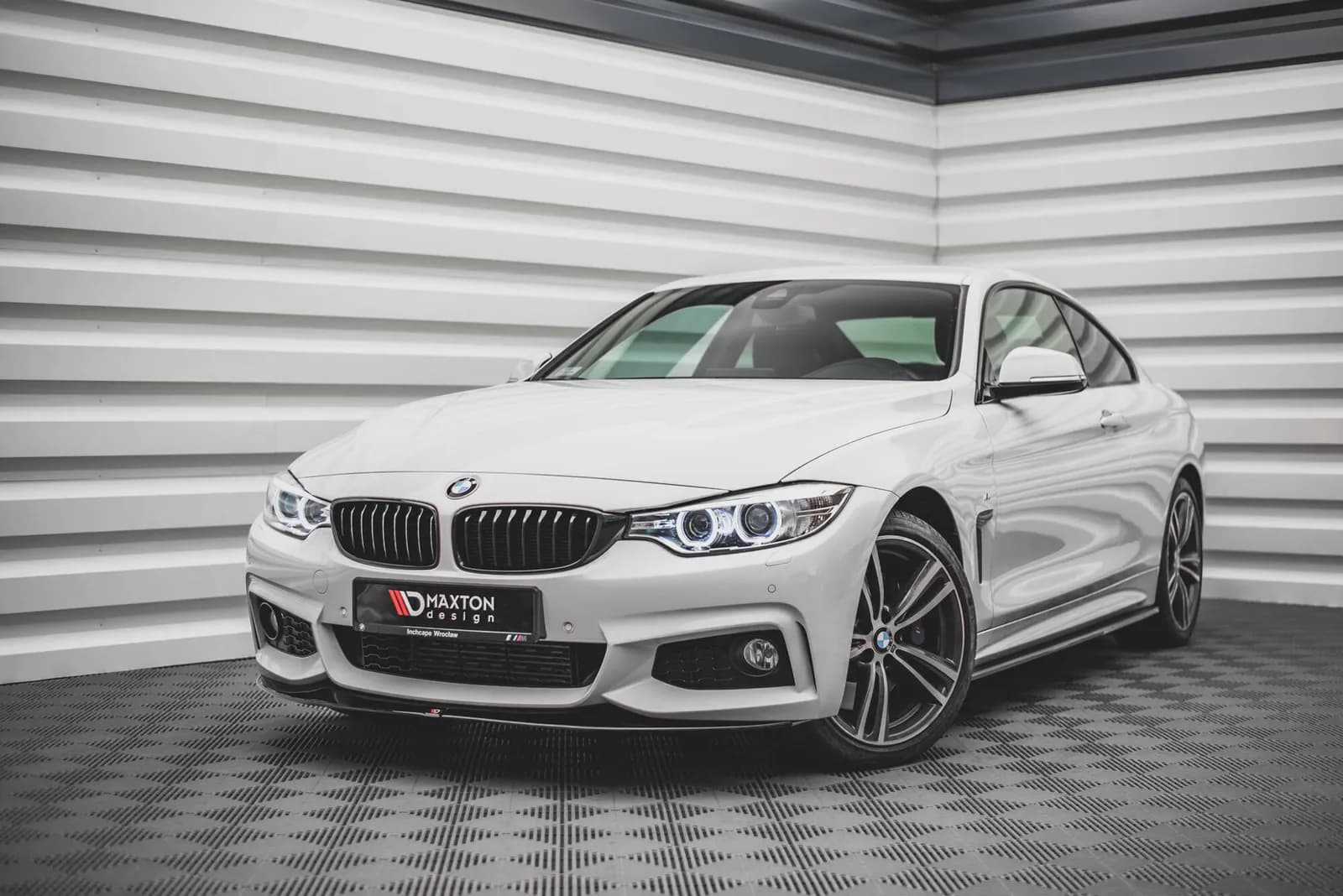 Передній сплітер V.2 Maxton BMW 4 Coupe / Gran Coupe / Cabrio M-пакет F32 / F36 / F33 - фото My Tuning Lab