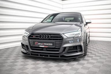 Передній сплітер Street Pro Maxton Audi S3 / A3 S-Line Sportback 8V Facelift - фото My Tuning Lab