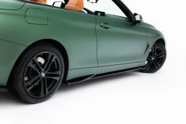 Накладки на пороги Maxton BMW 4 Cabrio / Coupe F33 / F32 - фото My Tuning Lab