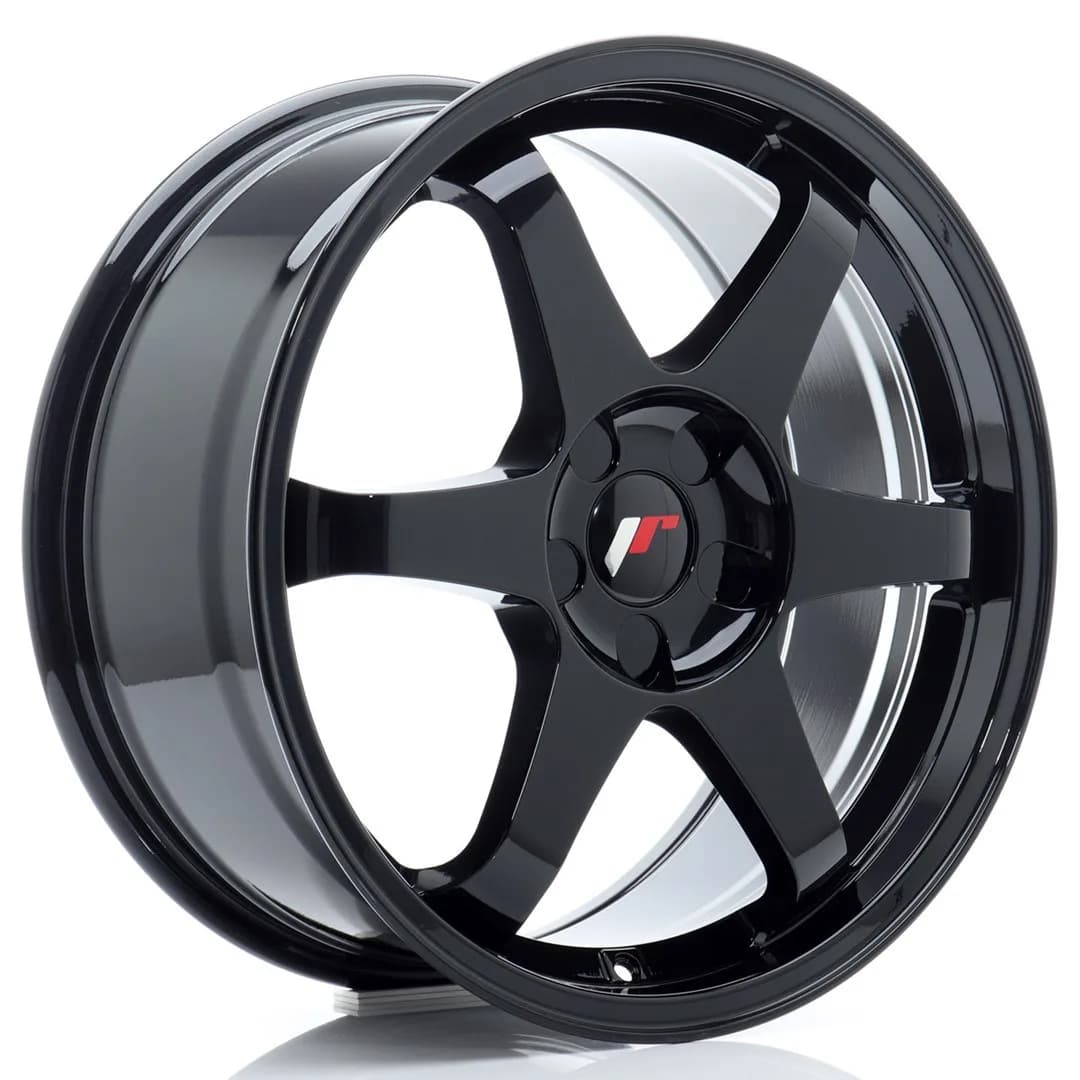 Легкосплавний диск 18" Japan Racing JR3 18x8 ET40 5x114,3 глянцевий чорний - фото My Tuning Lab