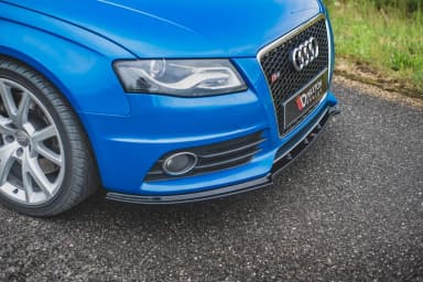 Передній сплітер V.1 Maxton Audi S4 / A4 S-Line B8 - фото My Tuning Lab