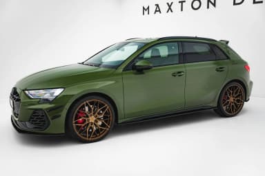 Накладки на пороги Street Pro V.2 Maxton Audi S3 Sportback / A3 S-line Sportback 8Y / 8Y Facelift - фото My Tuning Lab
