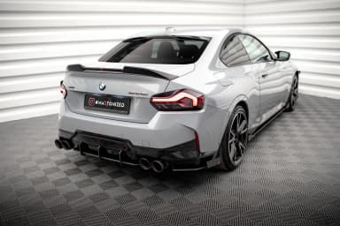 Задні сплітери Boczne Street Pro + Flaps Maxton BMW 2 Coupe M240i G42 - фото My Tuning Lab